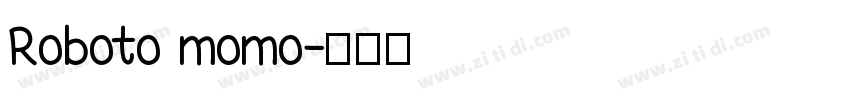 Roboto momo字体转换